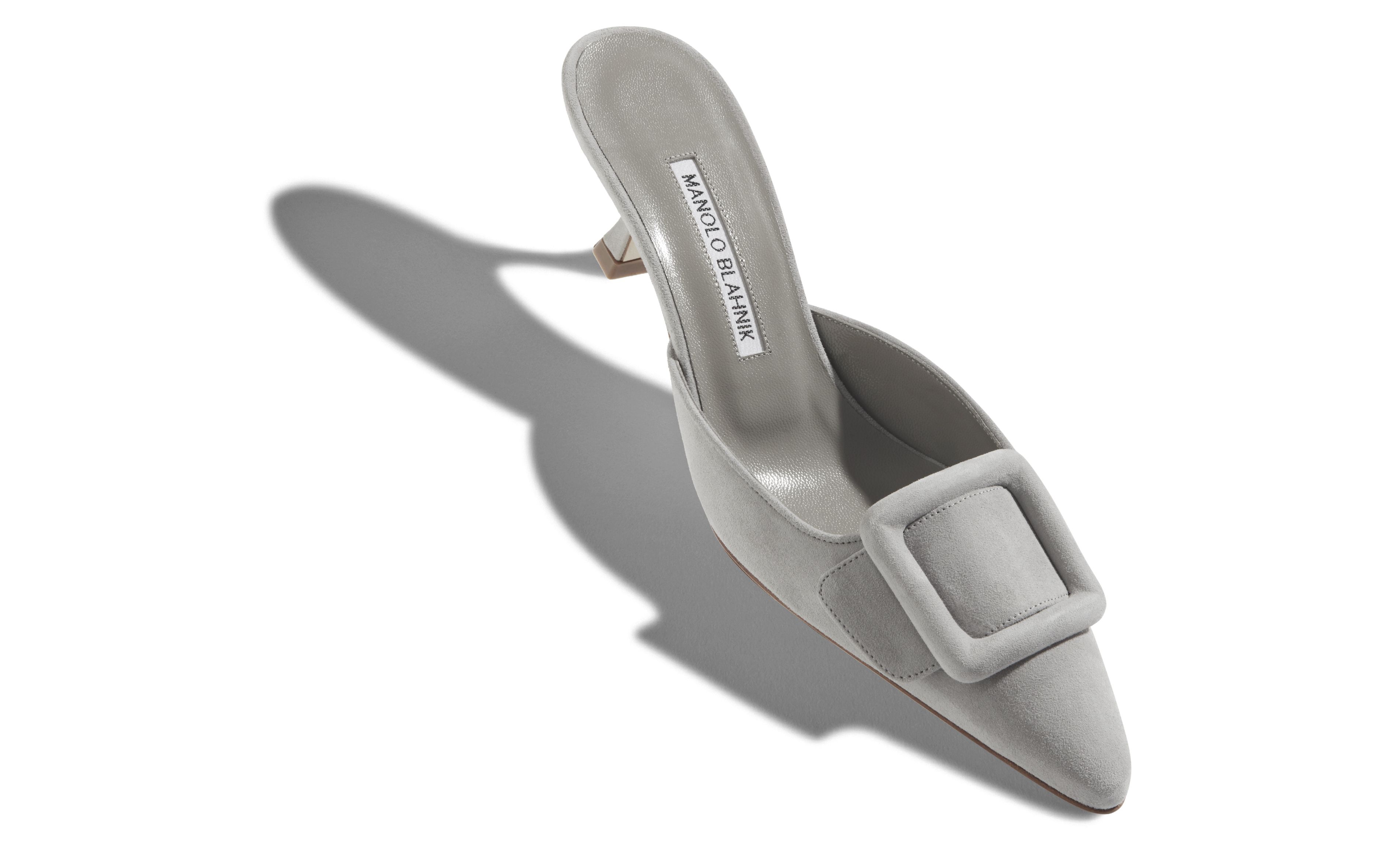 Light grey kitten cheap heels