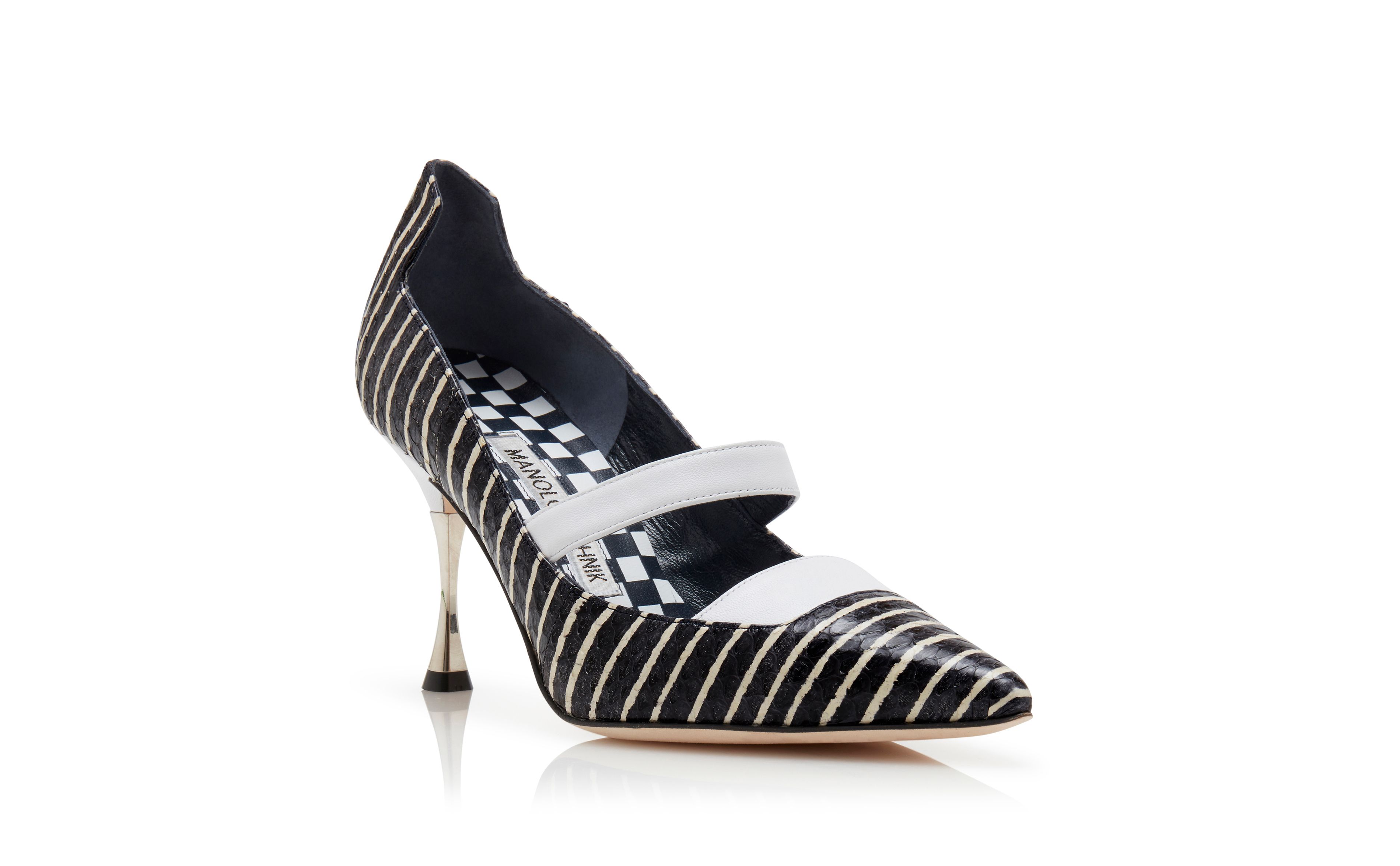 snakeskin pumps