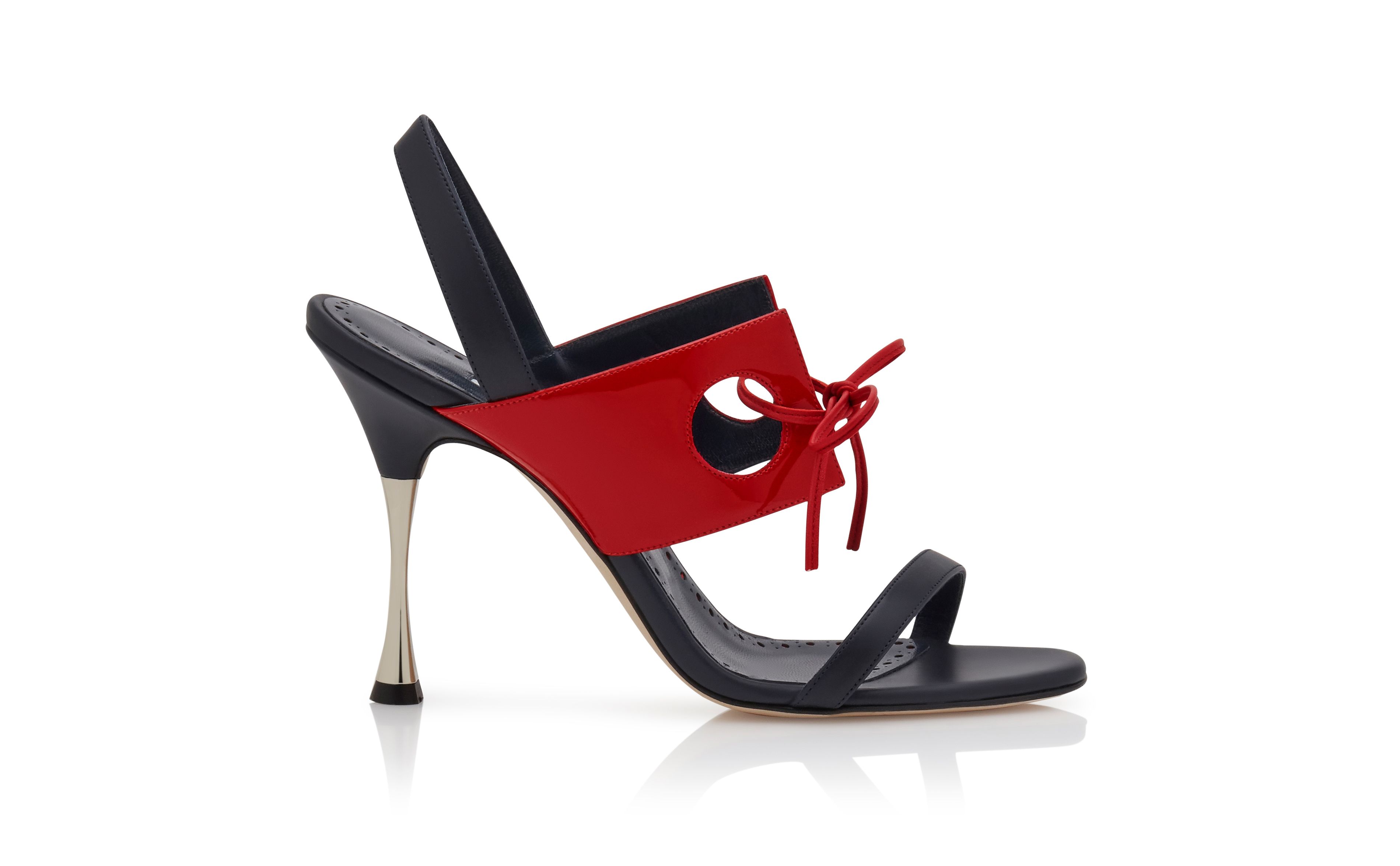 navy blue open toe sandals