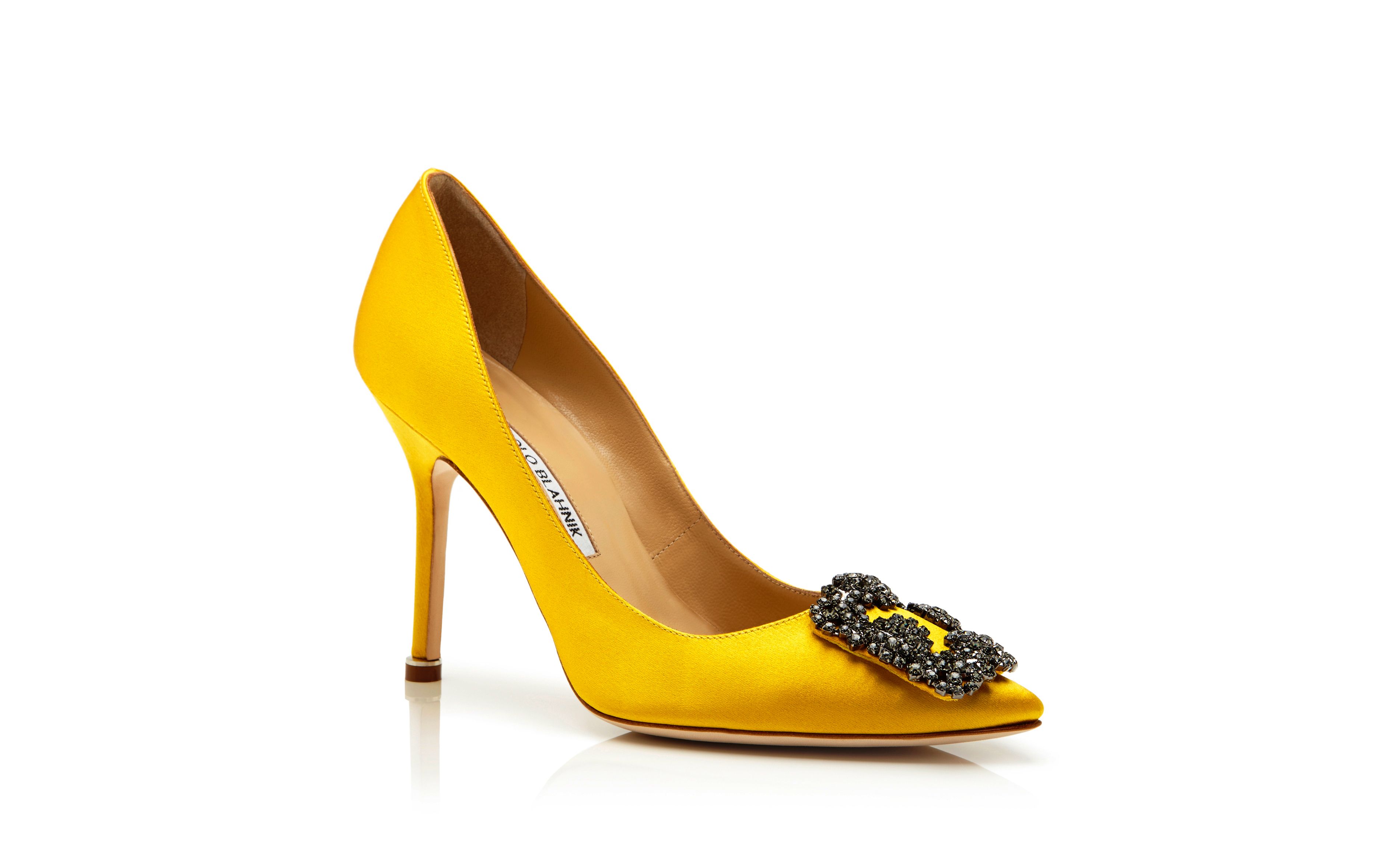 golden yellow pumps