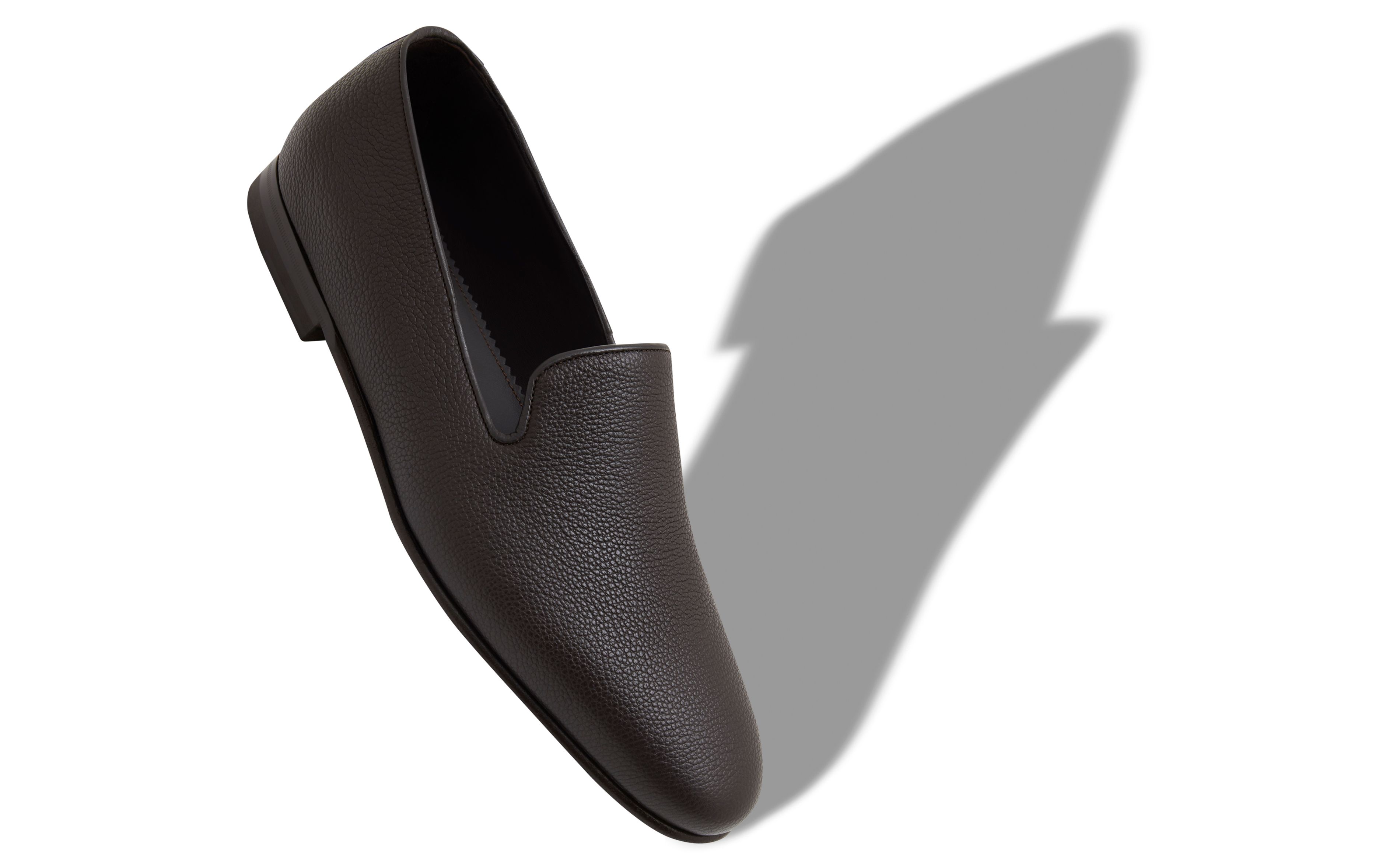 Designer Dark Brown Calf Leather Loafers - Image small_image