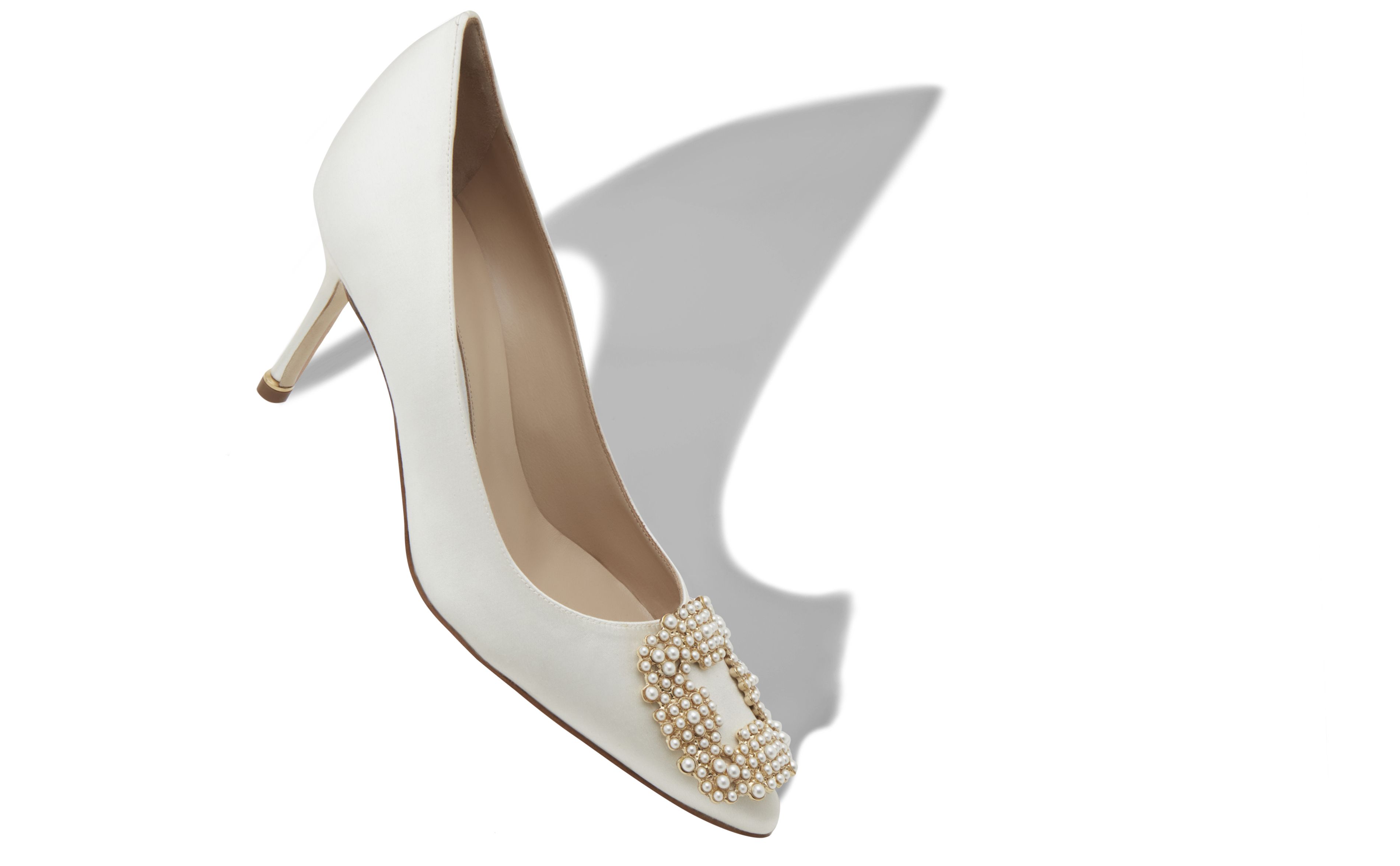 Manolo blahnik ivory clearance