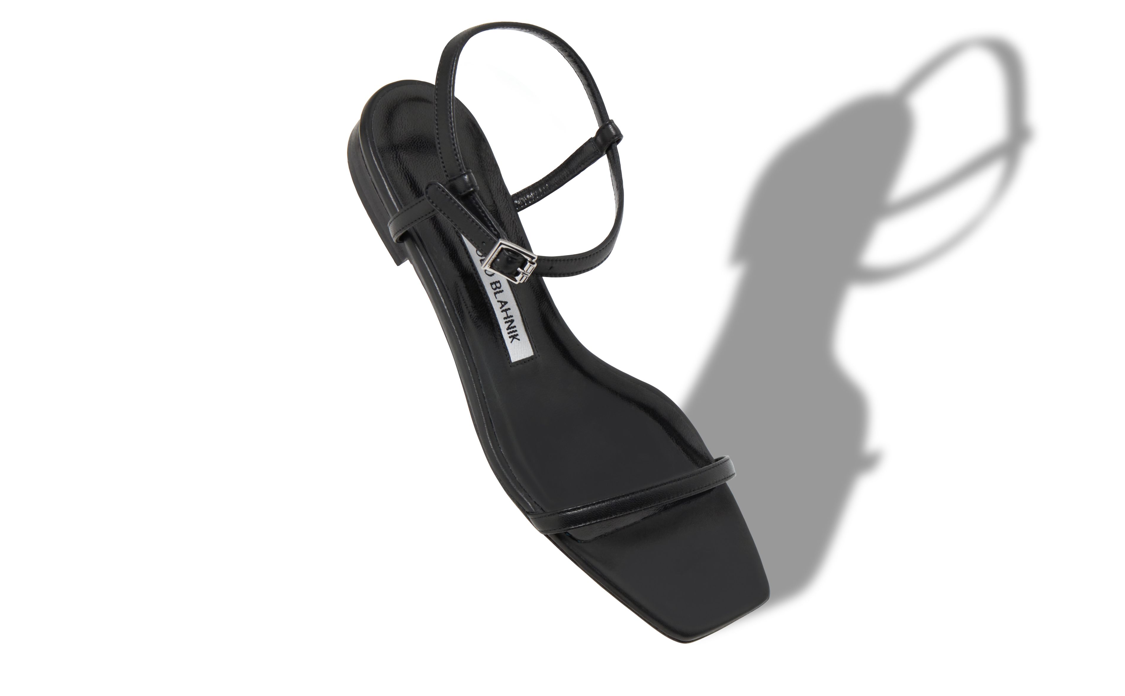 square black sandals