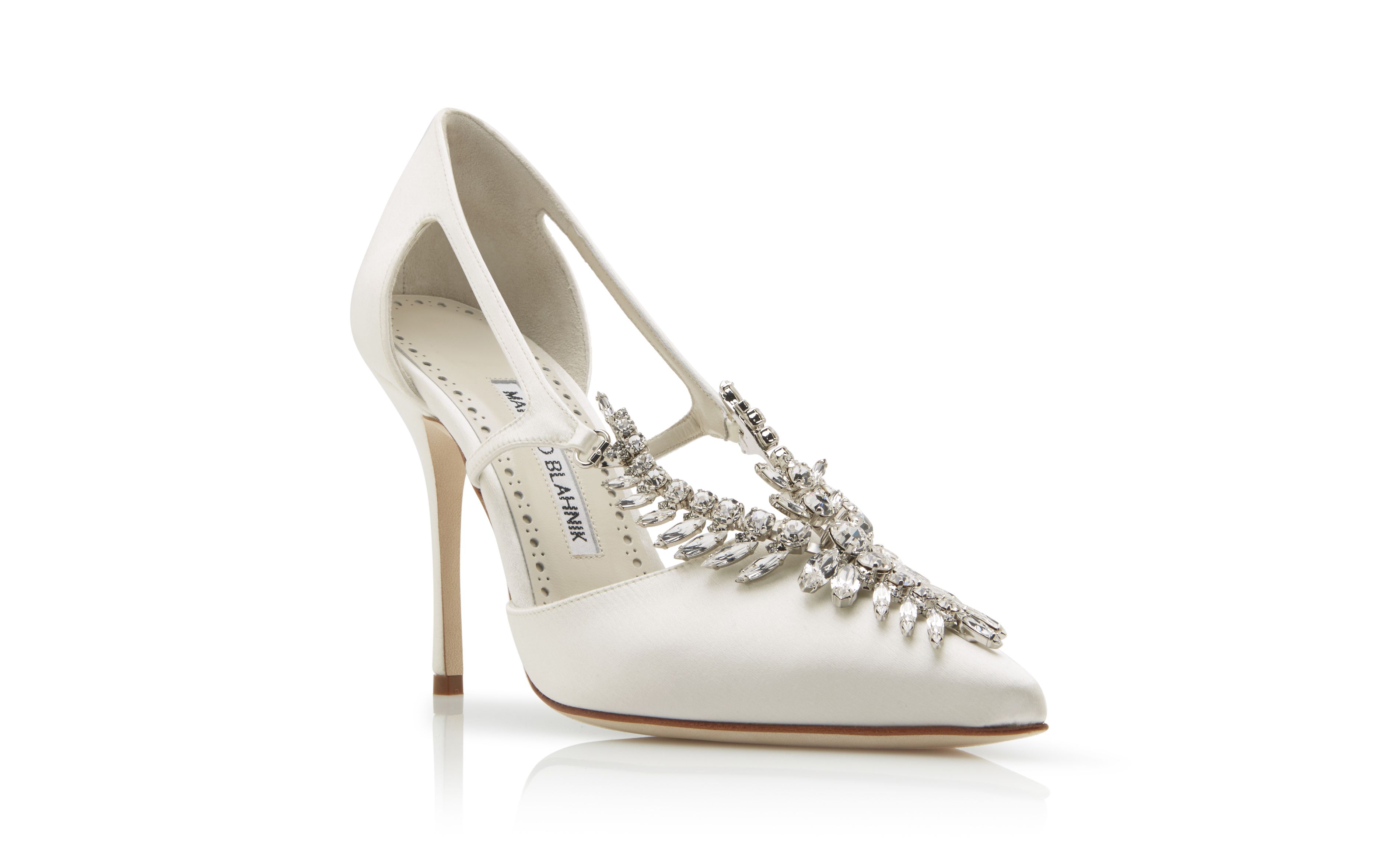 Manolo blahnik crystal shoes clearance