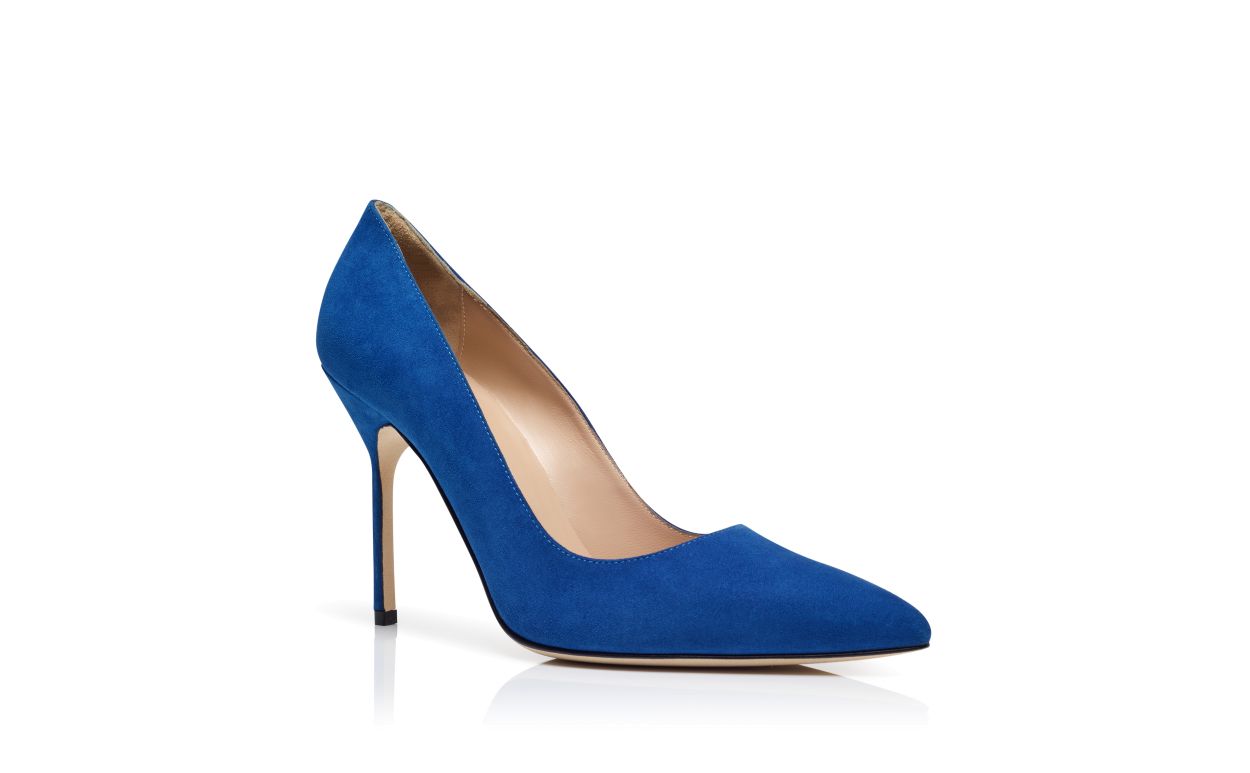 日本全国送料無料商品 | 特集 | Suede Blue | BB Pointed Blahnik Manolo | Pumps Toe 靴