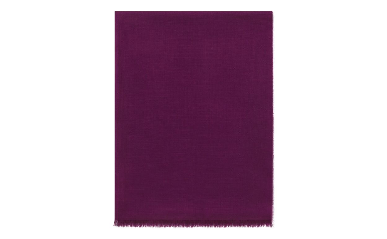 Designer Fuchsia Superfine Cashmere Scarf - Image thumbnail