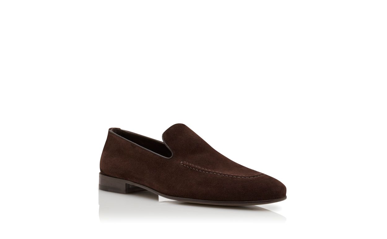 Designer Dark Brown Crosta Loafers  - Image Upsell