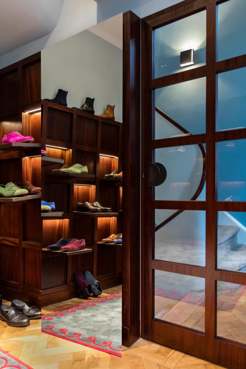 Inside the Men’s store in London. 