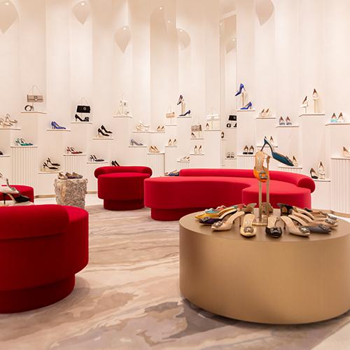 Interior photograph of the Doha flagship store